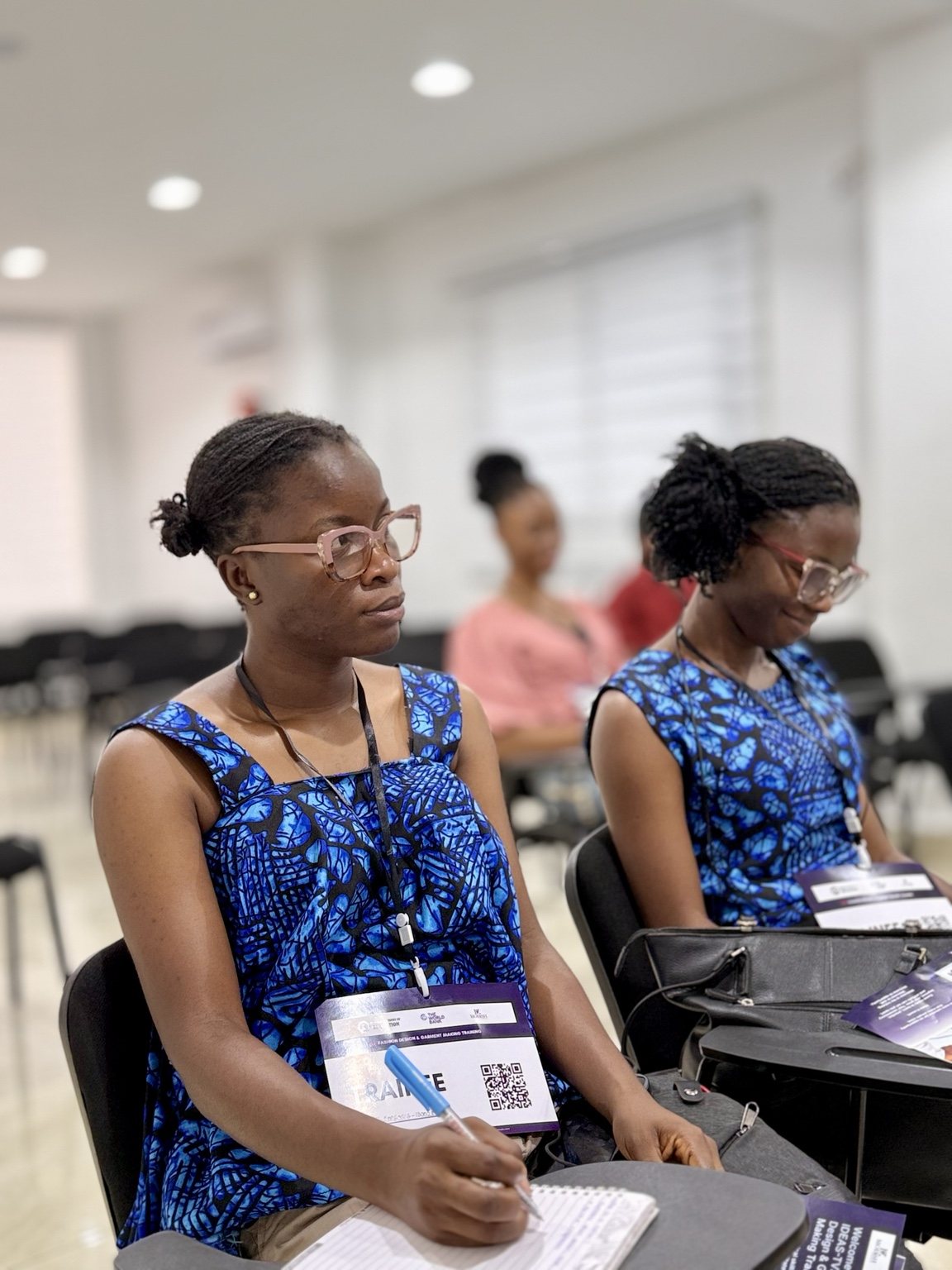 T-VET trainees seated during orientation